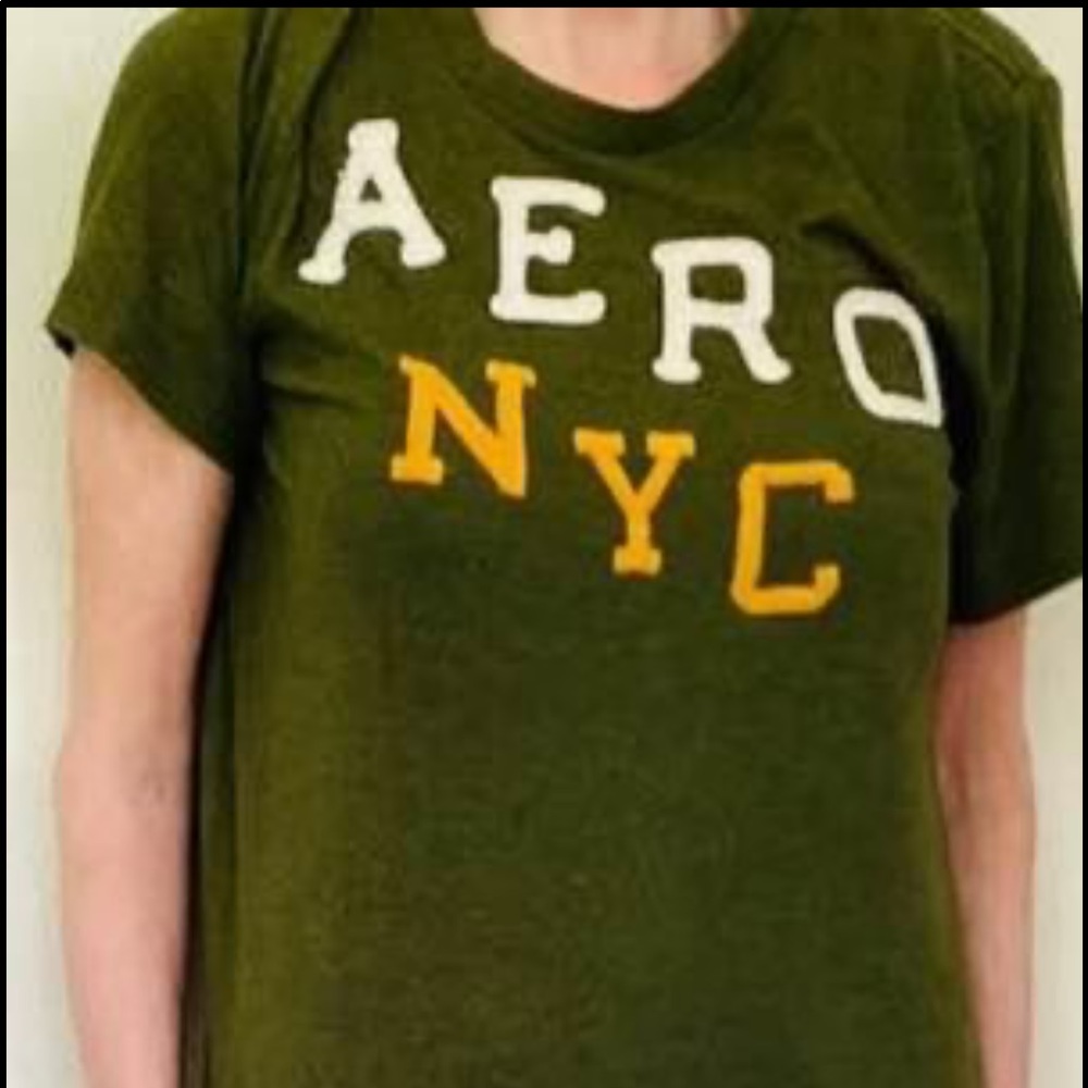 Olive Green Aeropostale T-shirt , short sleeve Women size M